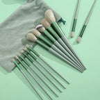 13Pcs Makeup Brush Set – Eyeshadow, Foundation & Blush Cosmetic Brushes with Travel Bag