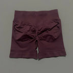HISTELLO Gym Shorts 4.5" Women Fitness Sports Biker Shorts Low Waist Running Pants Workout Scrunch Butt Yoga Seamless Leggings