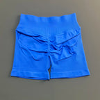HISTELLO Gym Shorts 4.5" Women Fitness Sports Biker Shorts Low Waist Running Pants Workout Scrunch Butt Yoga Seamless Leggings