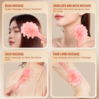 1pcs Shell Shaped Head Massage Comb Long Handled Resin Massage Combs Head Massager Meridian Scraping Scalp Massage Health Tools