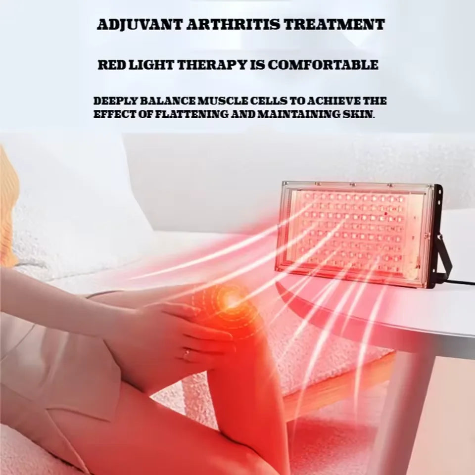 96LEDs Red Light Therapy Panel Lamp for Facial Anti Aging Skin Care Beauty 660nm Infrared Light Skin Care Device Beauty Health