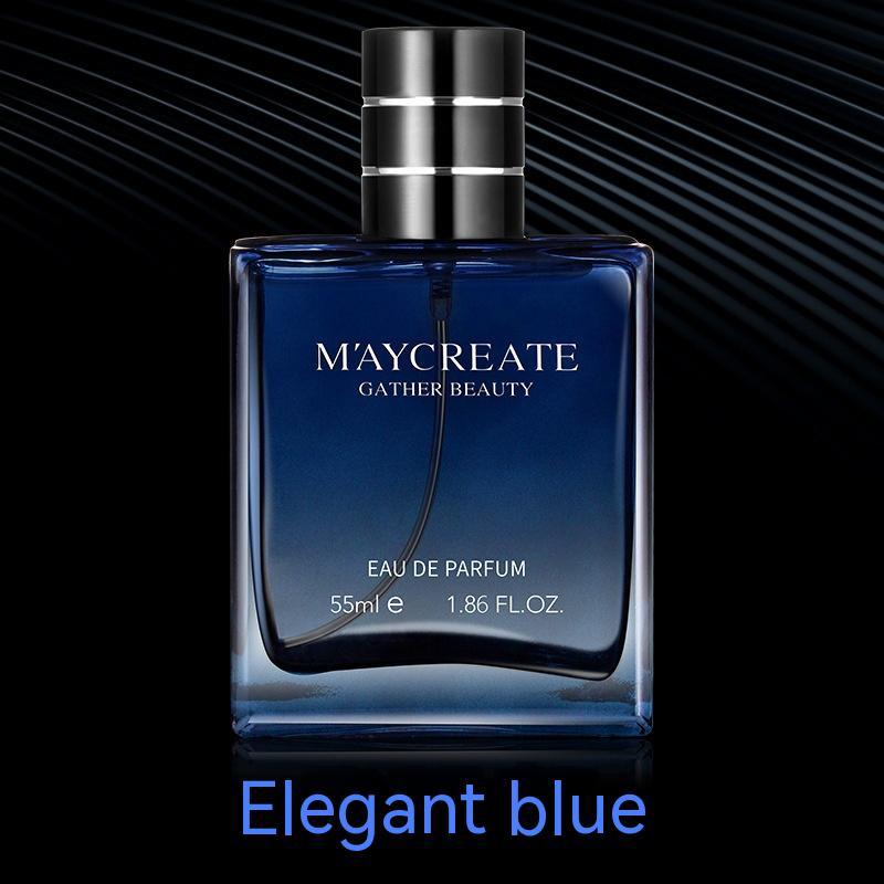 Gentleman Cologne 55ml Spray Long Lasting Light Fragrance Men Blue Black Edition - Muliva