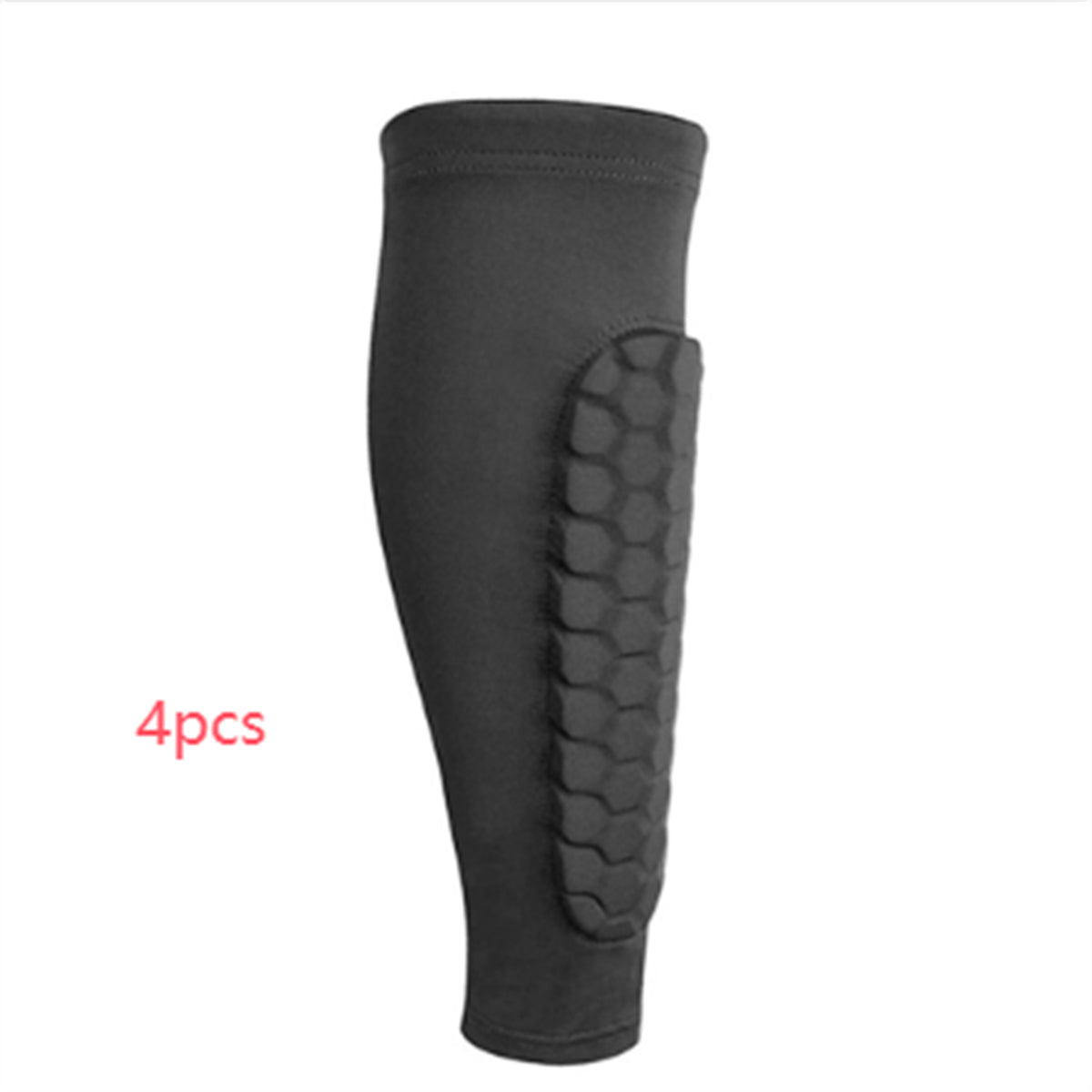Honeycomb Shank Protection Foot Sock For Men Non Slip Anti Collision For Running Cycling Hiking Fitness Health - Muliva