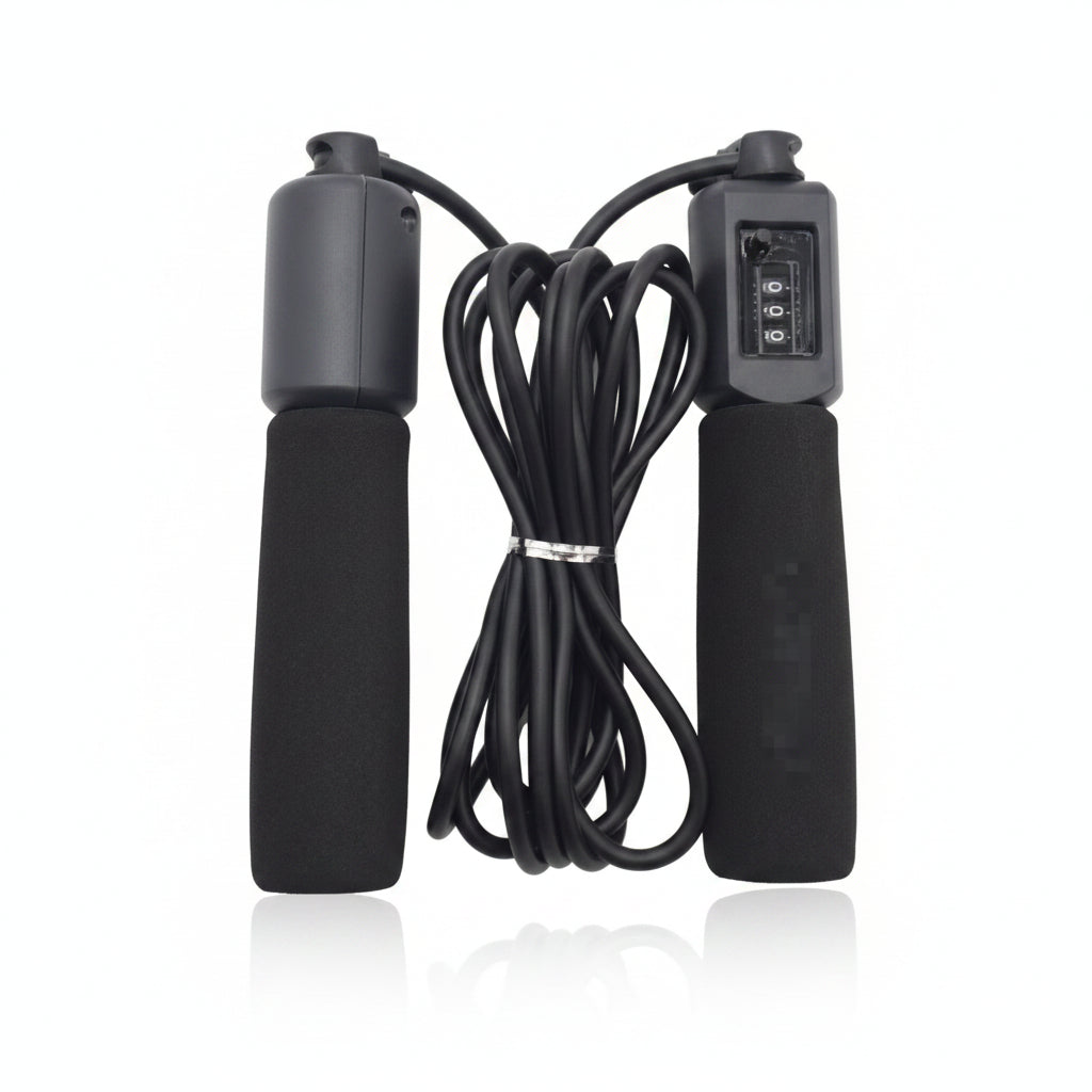 Jump Rope For Fitness Skipping Rope 3m Length Durable PVC Sponge Grip Cardio Workout - Muliva