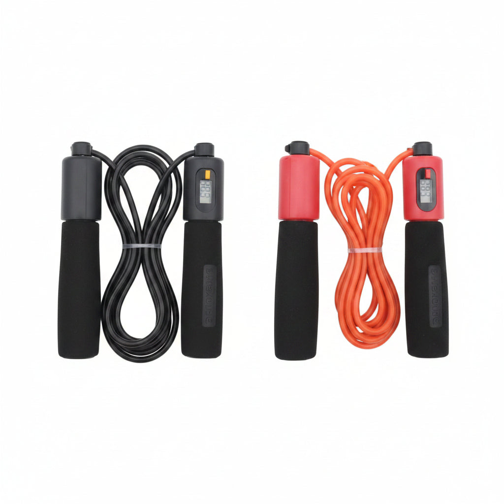 Jump Rope For Fitness Skipping Rope 3m Length Durable PVC Sponge Grip Cardio Workout - Muliva