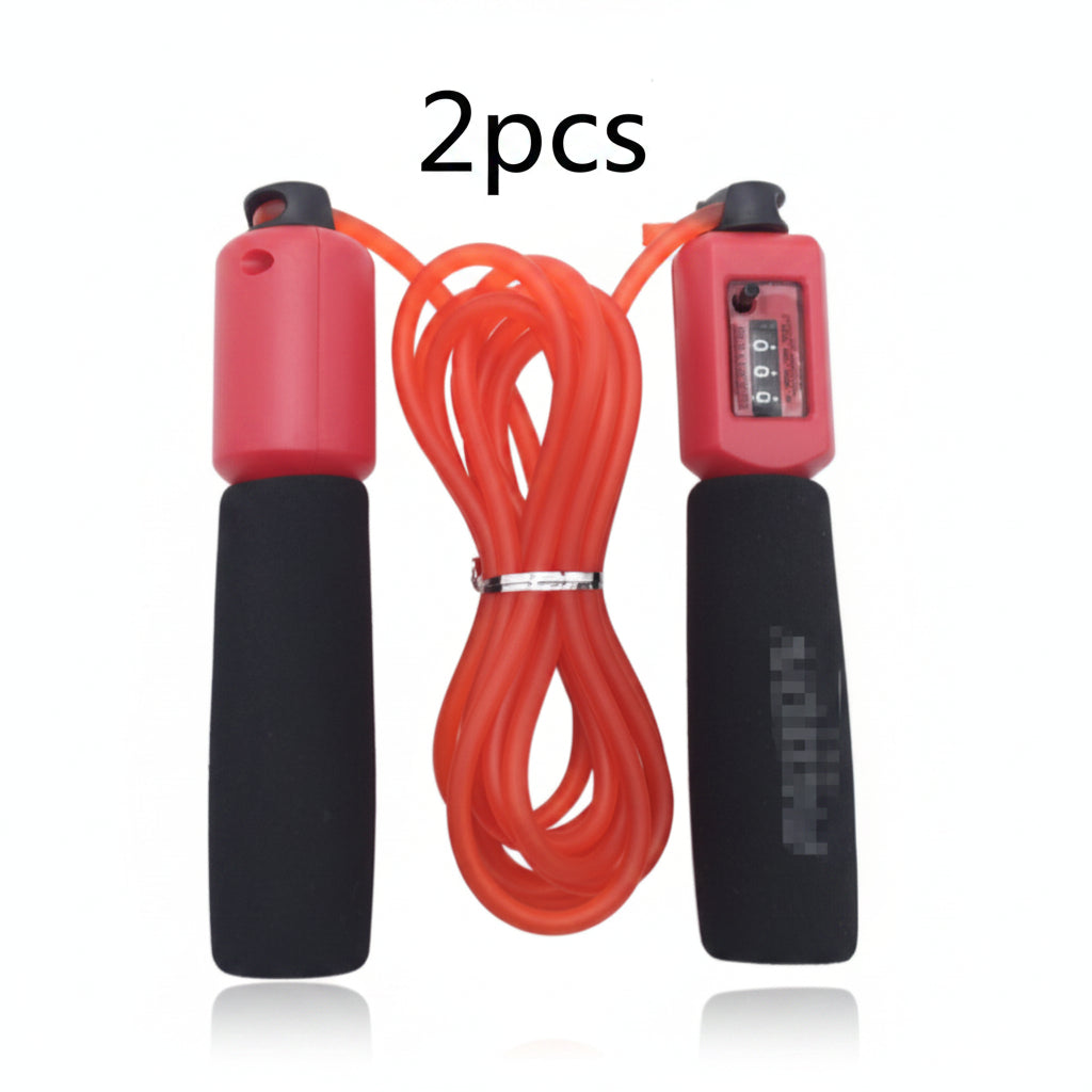 Jump Rope For Fitness Skipping Rope 3m Length Durable PVC Sponge Grip Cardio Workout - Muliva