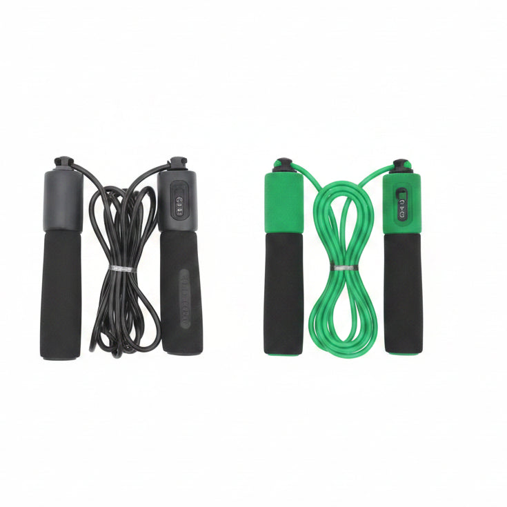 Jump Rope For Fitness Skipping Rope 3m Length Durable PVC Sponge Grip Cardio Workout - Muliva
