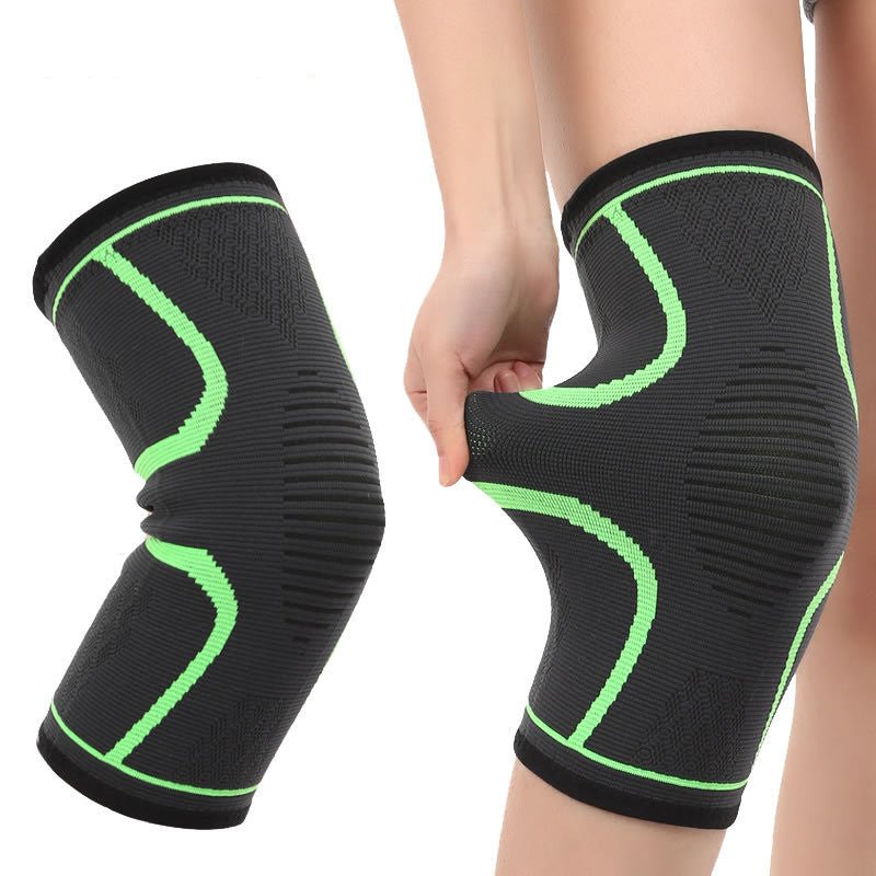 Mens Sports Knee Pads Lightweight Thin Knee Protector For Running Basketball Football Cycling Badminton All Black Pair - Muliva