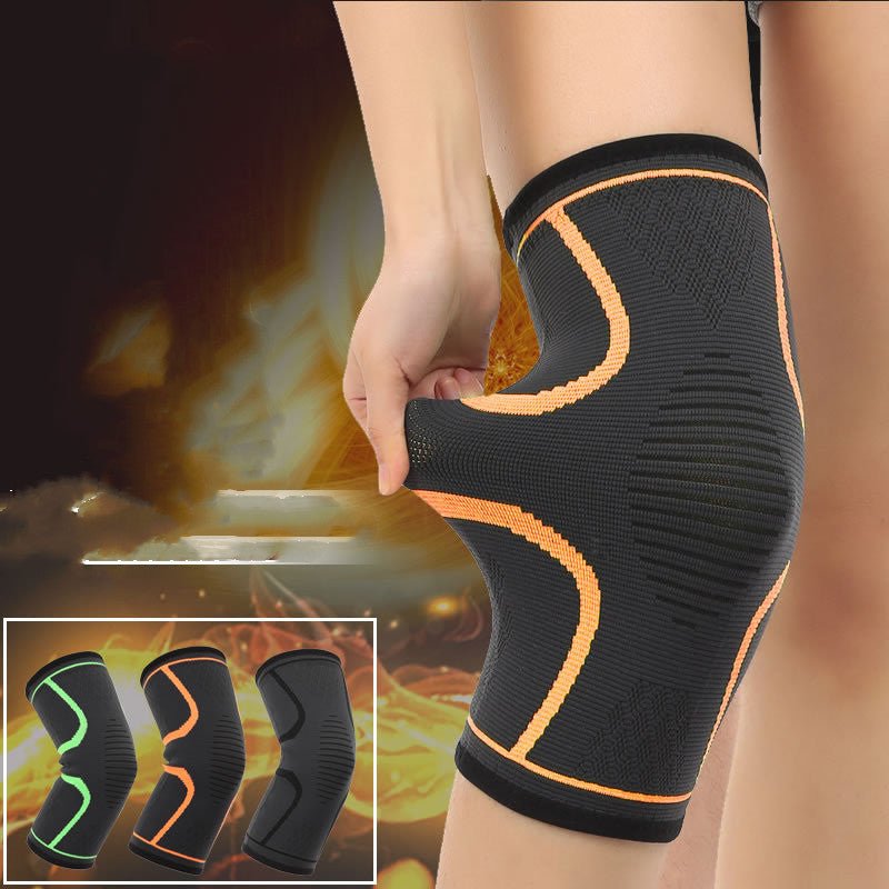 Mens Sports Knee Pads Lightweight Thin Knee Protector For Running Basketball Football Cycling Badminton All Black Pair - Muliva