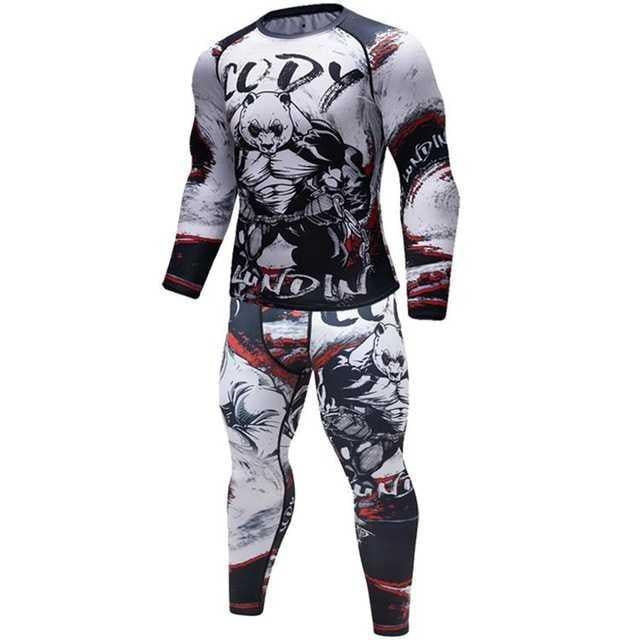 Mens Sports Suit For Men Running Clothes Yoga Set Sport Wear Training Outfit For Exercise And Fitness - Muliva
