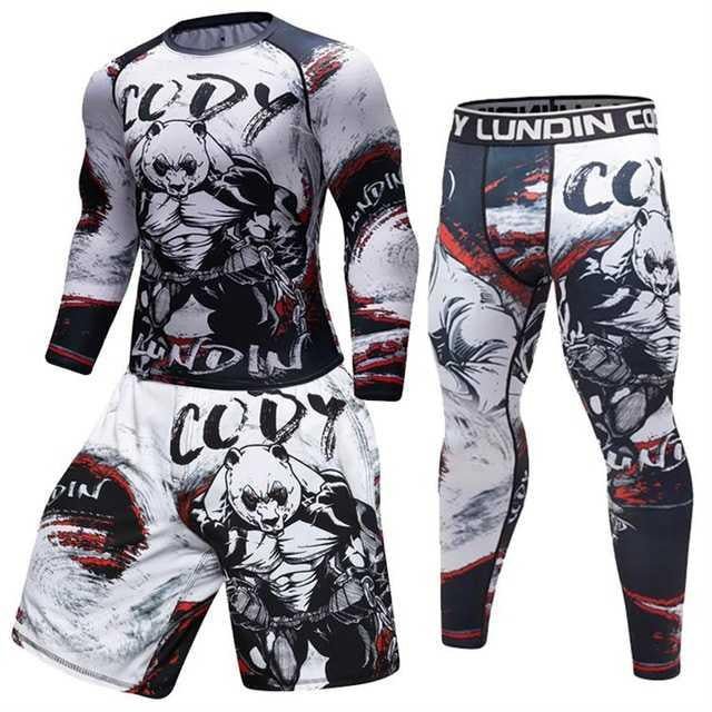 Mens Sports Suit For Men Running Clothes Yoga Set Sport Wear Training Outfit For Exercise And Fitness - Muliva