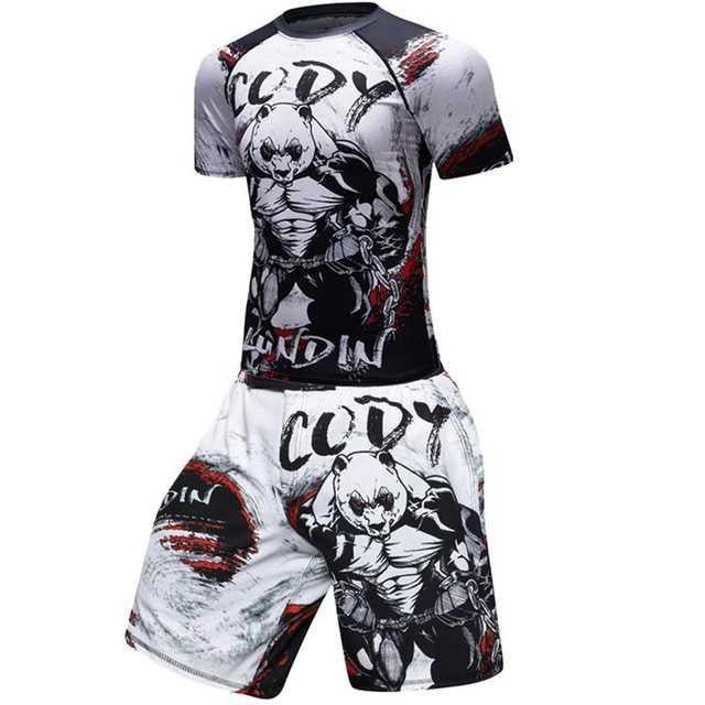 Mens Sports Suit For Men Running Clothes Yoga Set Sport Wear Training Outfit For Exercise And Fitness - Muliva