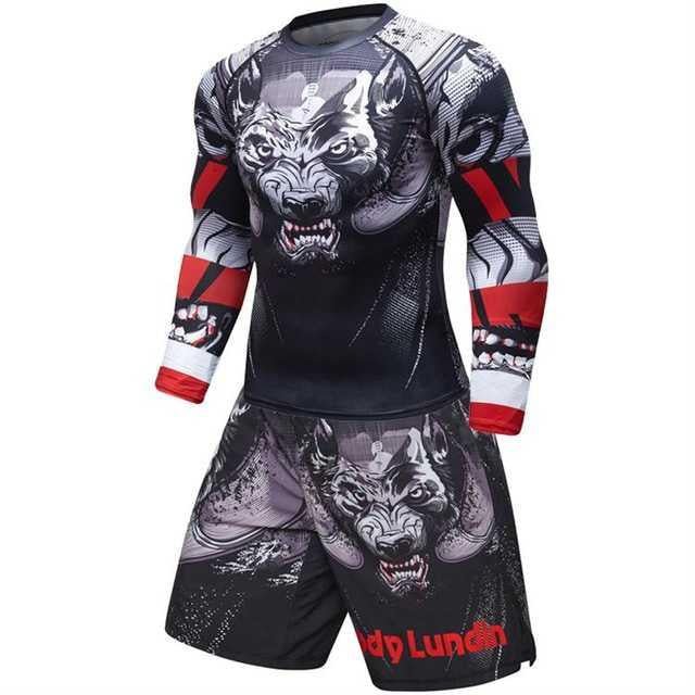 Mens Sports Suit For Men Running Clothes Yoga Set Sport Wear Training Outfit For Exercise And Fitness - Muliva