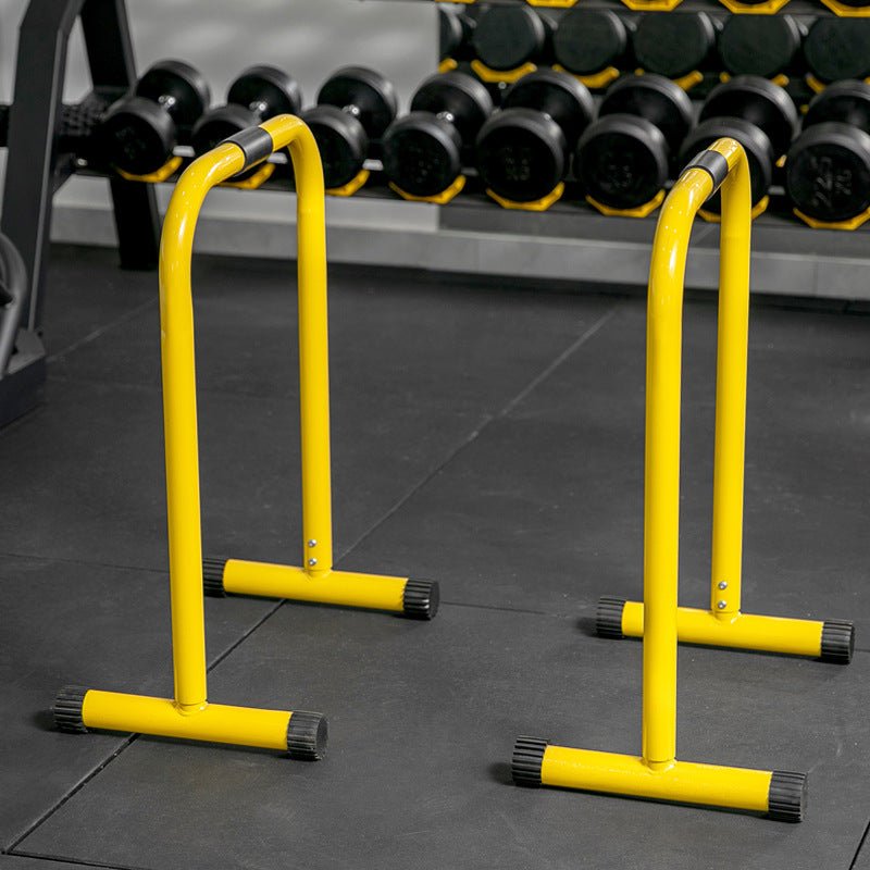 Movable Single Parallel Bars For Gym With Steel Frame And Foam Padding 120kg Capacity 80x64x37.5 cm - Muliva