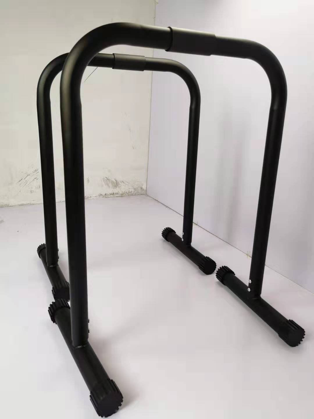 Movable Single Parallel Bars For Gym With Steel Frame And Foam Padding 120kg Capacity 80x64x37.5 cm - Muliva
