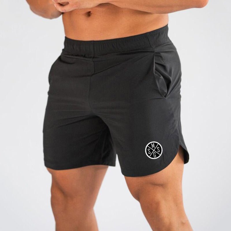 Muscle Wear Gym Shorts For Men Breathable Polyester Athletic Training Shorts With Flexible Fit - Muliva