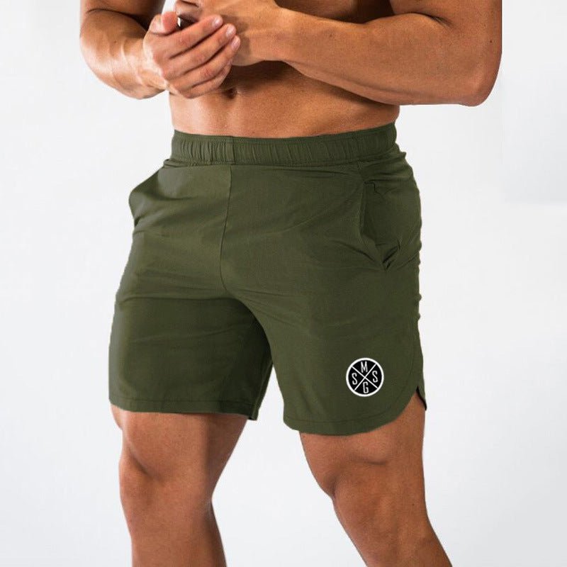 Muscle Wear Gym Shorts For Men Breathable Polyester Athletic Training Shorts With Flexible Fit - Muliva