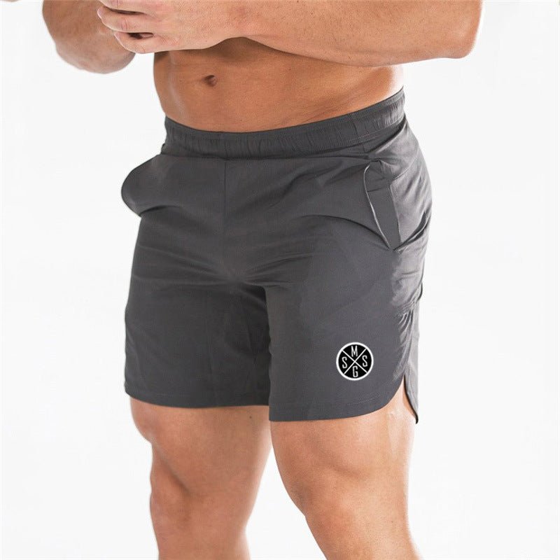 Muscle Wear Gym Shorts For Men Breathable Polyester Athletic Training Shorts With Flexible Fit - Muliva