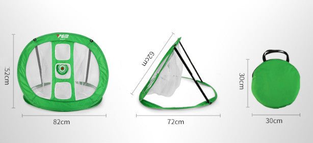 Portable Golf Practice Net Pop Up Indoor Outdoor Quick Folding Design Nylon 68 x 80 x 48 cm - Muliva
