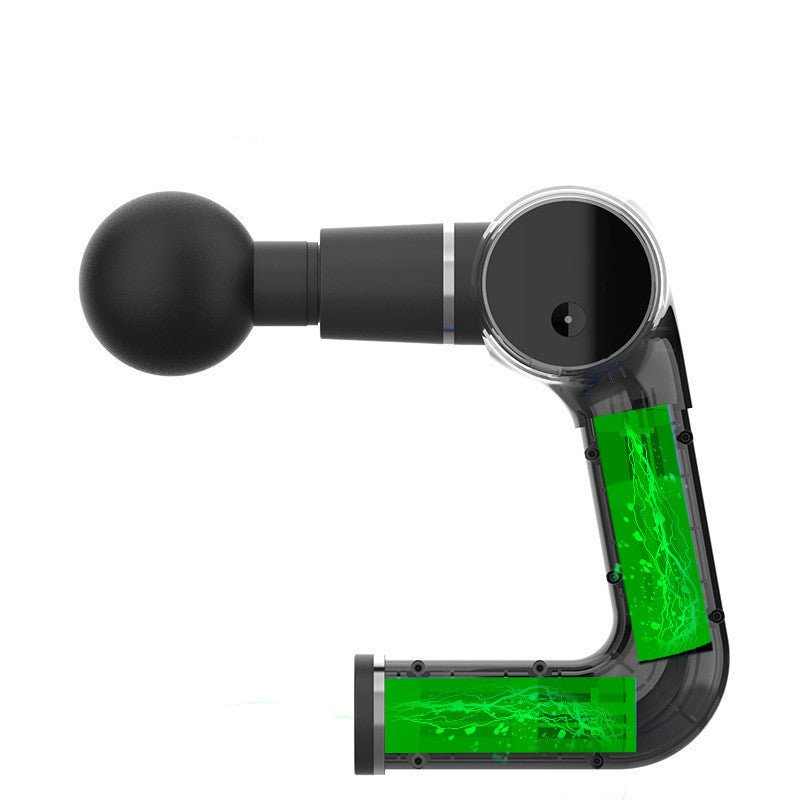 Portable Massage Gun Mini Fascia Gun For Full Body Muscle Relief Vibration Massager USB Powered - Muliva