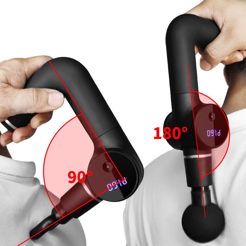 Portable Massage Gun Mini Fascia Gun For Full Body Muscle Relief Vibration Massager USB Powered - Muliva