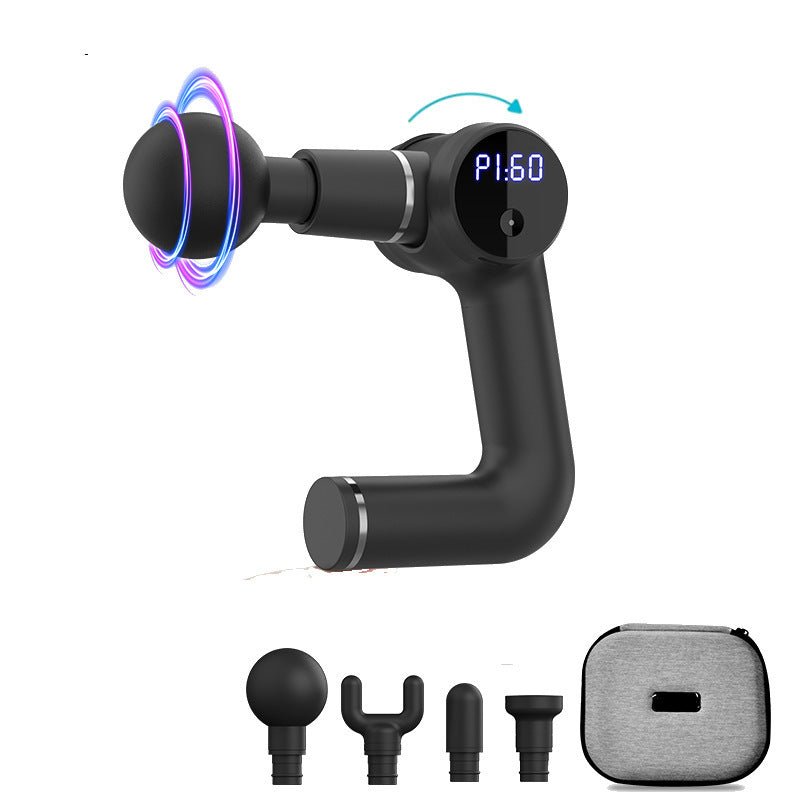 Portable Massage Gun Mini Fascia Gun For Full Body Muscle Relief Vibration Massager USB Powered - Muliva
