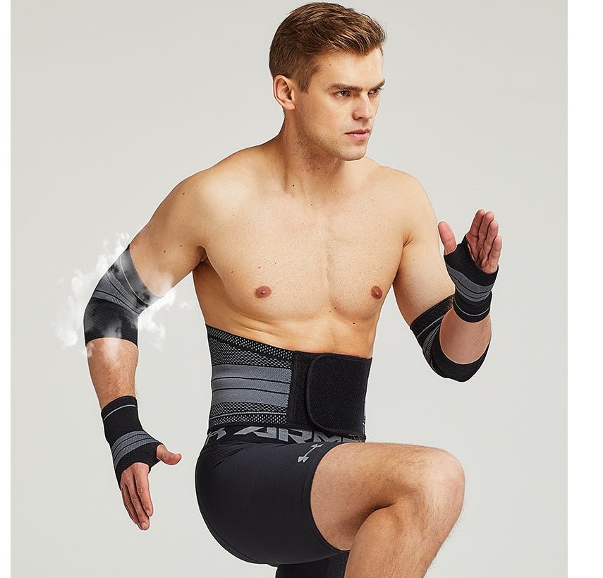 Premium Nylon Sports Protective Gear For Palm Elbow Waist And Ankle Protection For General Use - Muliva