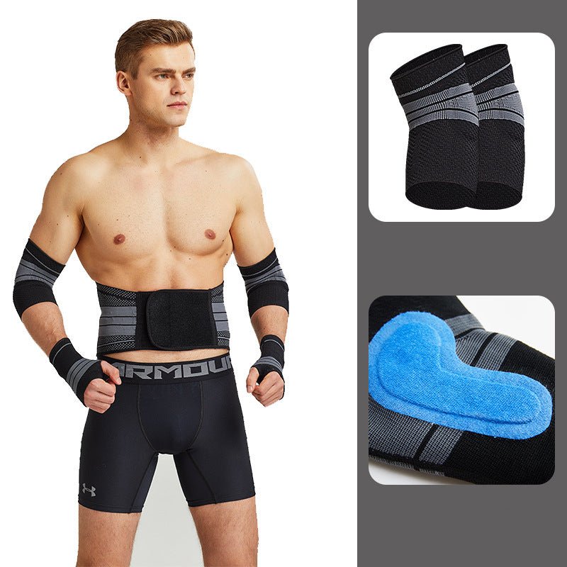 Premium Nylon Sports Protective Gear For Palm Elbow Waist And Ankle Protection For General Use - Muliva