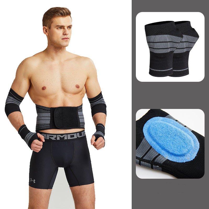 Premium Nylon Sports Protective Gear For Palm Elbow Waist And Ankle Protection For General Use - Muliva