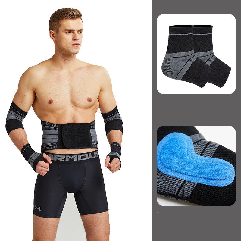 Premium Nylon Sports Protective Gear For Palm Elbow Waist And Ankle Protection For General Use - Muliva
