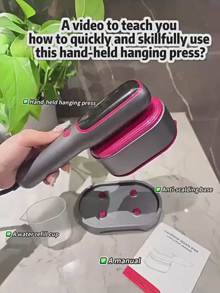Portable Handheld Garment Steamer and Steam Iron 1200W