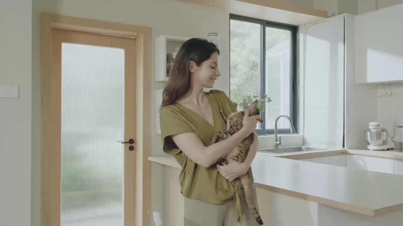 Open-Top Self-Cleaning Cat Litter Box Automatic with Odor Control and Safety Sensors