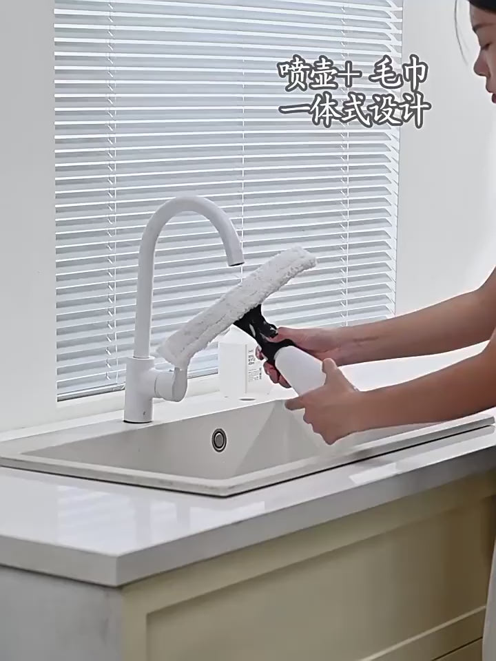 Electric Handheld Window Cleaner and Scrubber with Telescopic Handle