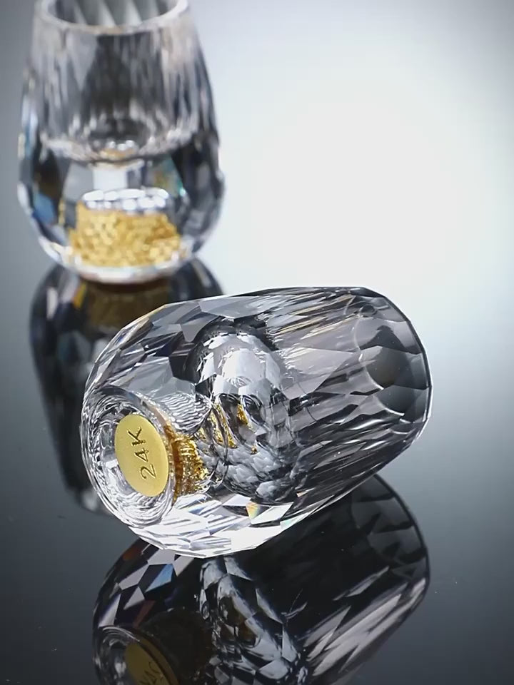 Diamond Crystal Liquor Shot Glasses and Spirit Dispenser Set