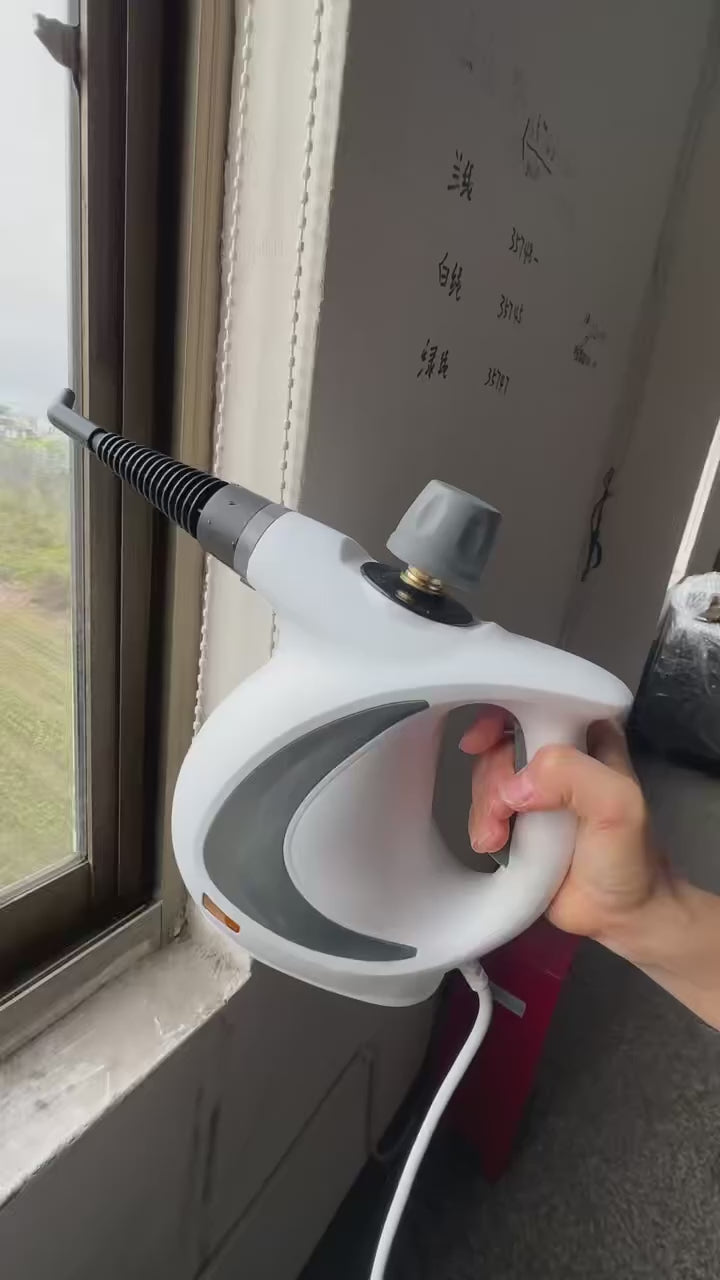 Portable Handheld High Pressure Steam Cleaner with Multi-Surface Accessories 1050W