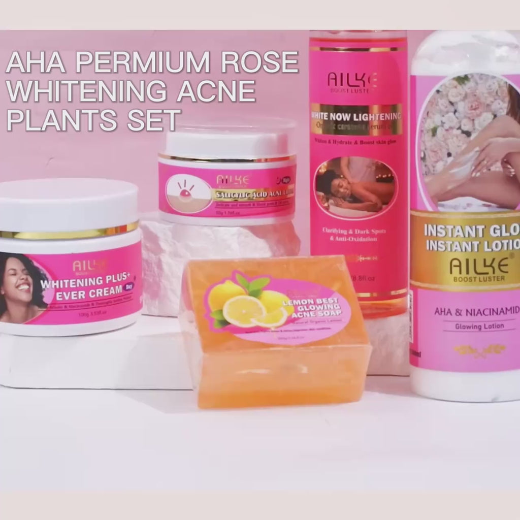 AILKE AHA Organic Skin Brightening Set for Radiant Skin