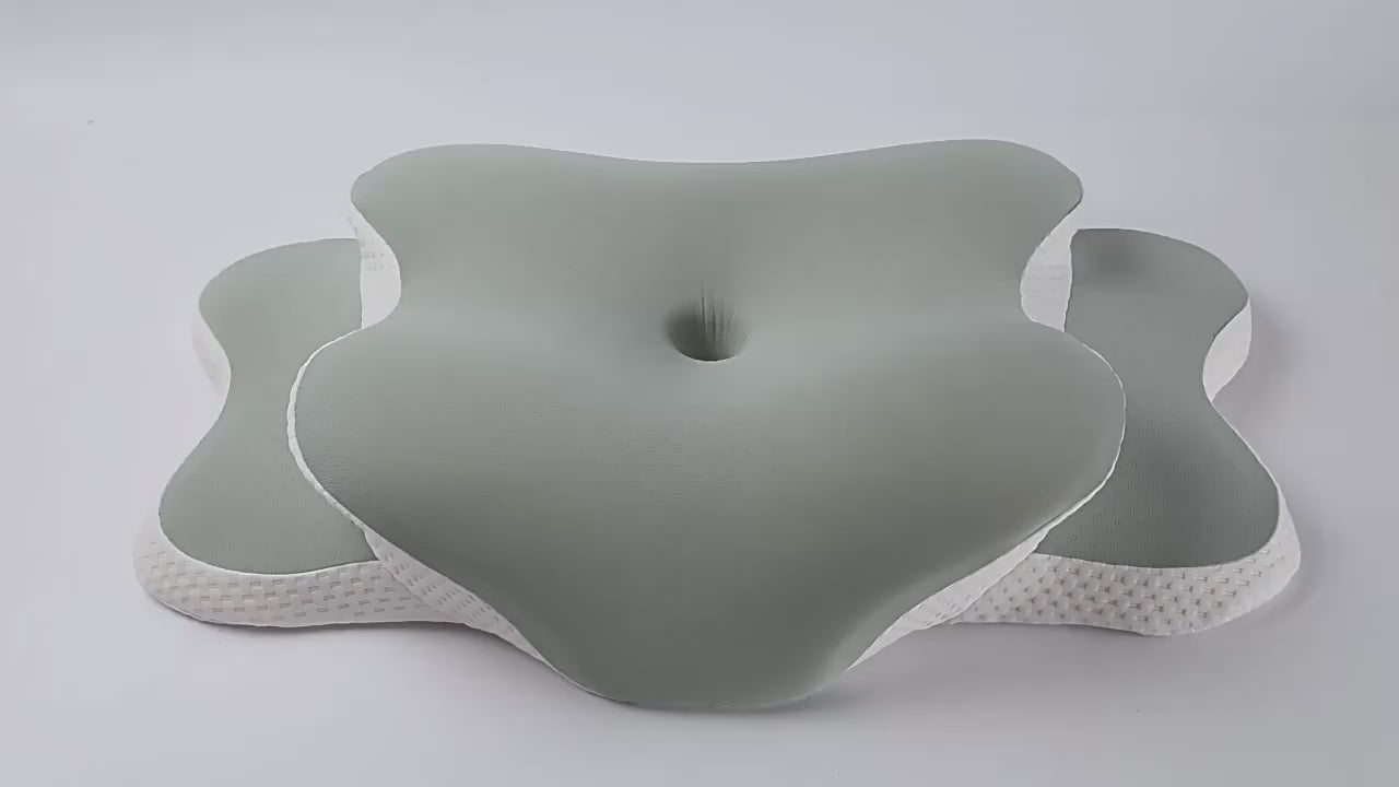 Ergonomic Memory Foam Cervical Pillow for Neck Pain Relief