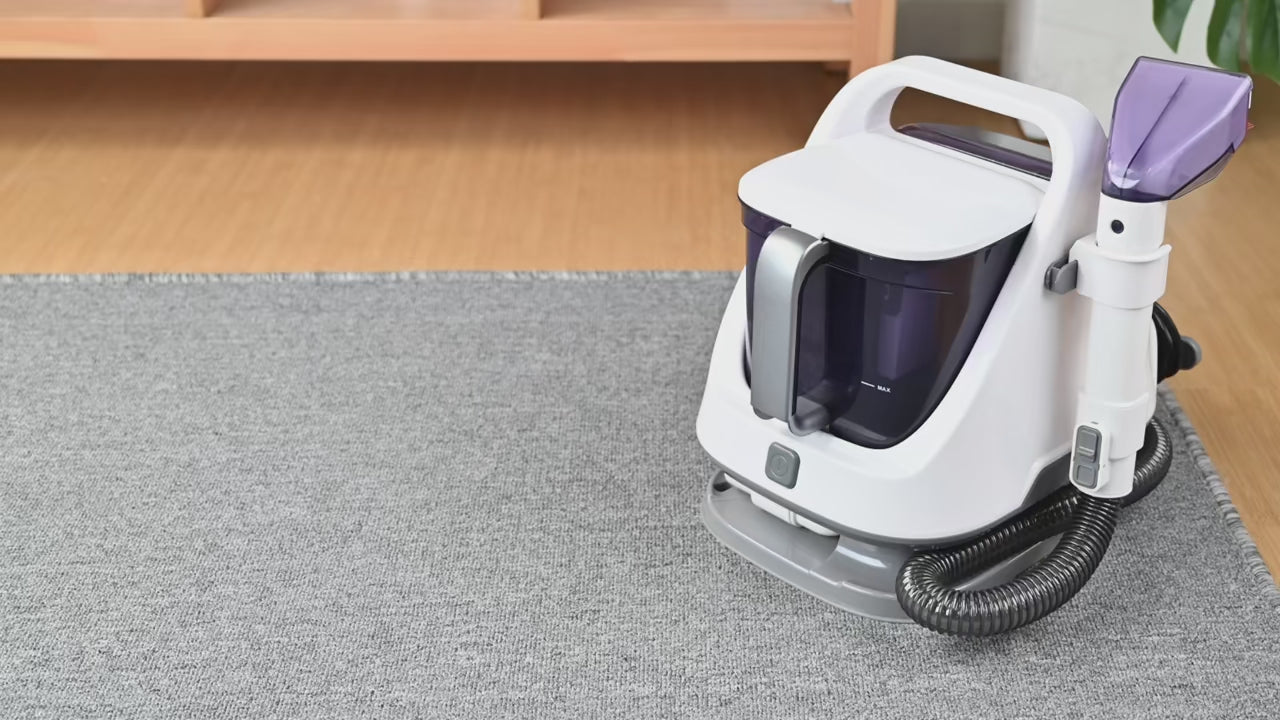 Portable Carpet and Upholstery Cleaner with Large Water Tank