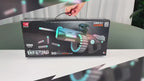 Dual Mode Electric Manual Soft Bullet Dart Blaster Toy Gun with Scope