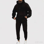 Men's Casual Crewneck Sweatshirt and Jogger Pants Tracksuit Set