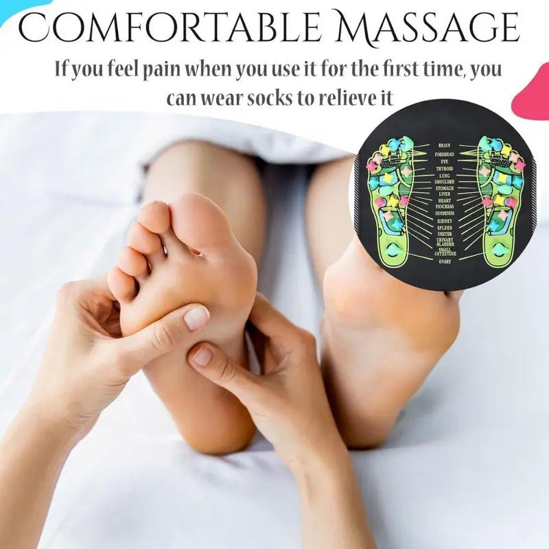 Reflexology Foot Massage Mat Acupoint Massage Mat For Home Gym Body Care Home Spa Equipment Relaxation Aid 175x35cm - Muliva