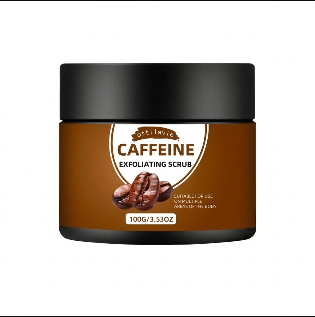 Caffeine Exfoliating Scrub and Gentle Deep Cleansing Body Cream