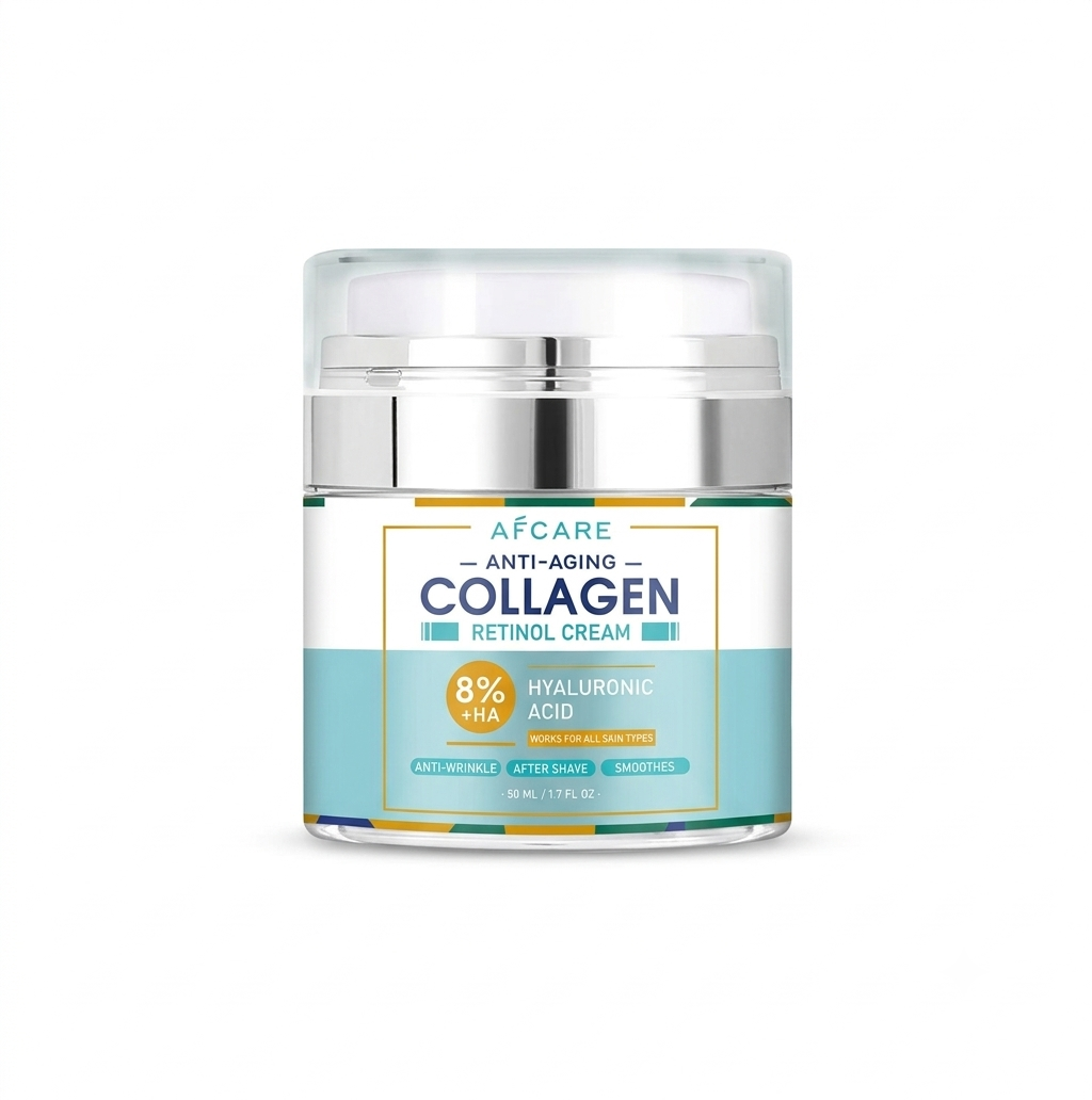 Unisex 8% Collagen & Retinol Anti-Aging Face Cream