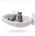 Window Cat Hammock Breathable Plush Suction Cup Foldable Pet Bed