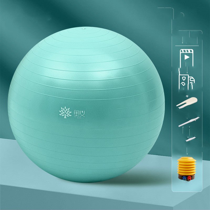 Thickened Explosion Proof Yoga Ball 55cm For Children Smooth Fitness Ball Safe Durable Exercise - Muliva