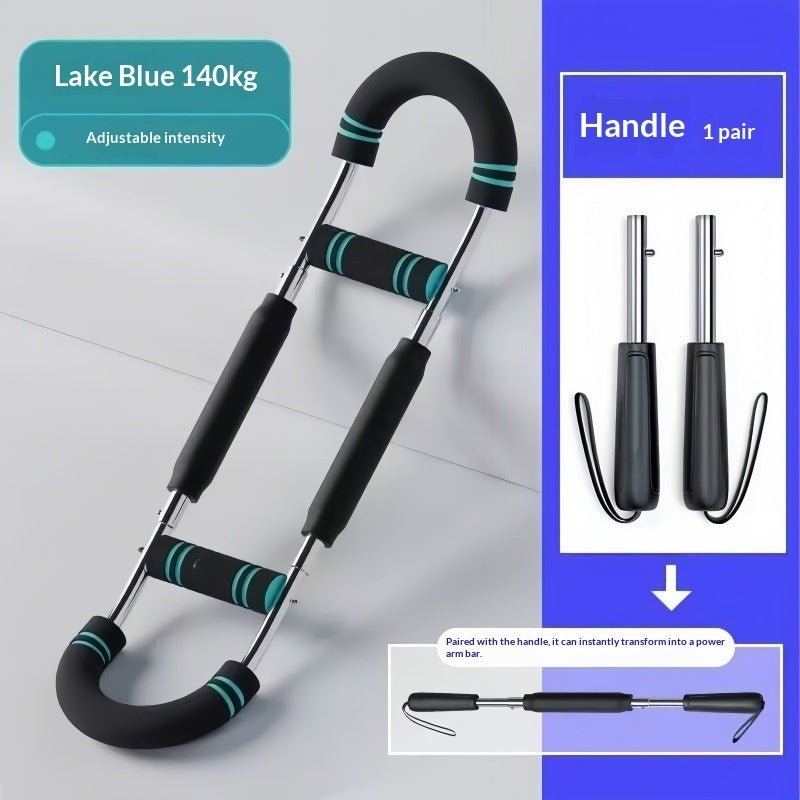 U Shaped Arm Strengthener Chest Trainer Adjustable Forearm Strength Exerciser Home Gym Equipment For Bodybuilding - Muliva