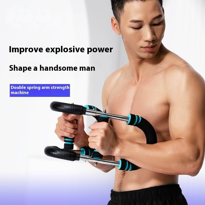 U Shaped Arm Strengthener Chest Trainer Adjustable Forearm Strength Exerciser Home Gym Equipment For Bodybuilding - Muliva