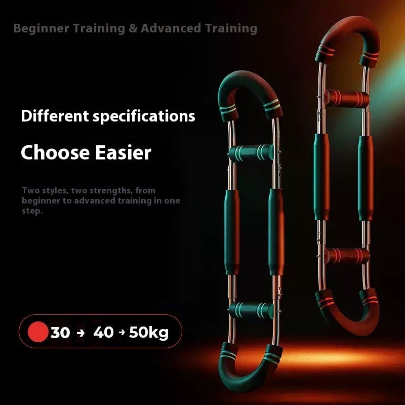 U Shaped Arm Strengthener Chest Trainer Adjustable Forearm Strength Exerciser Home Gym Equipment For Bodybuilding - Muliva