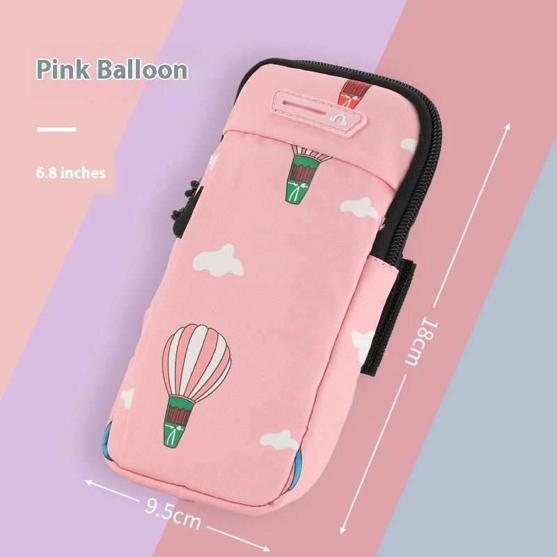 Unisex 6.8 Inch Running Arm Wallet Bag For Phone Lightweight Breathable Wrist Sleeve Outdoor Sports - Muliva