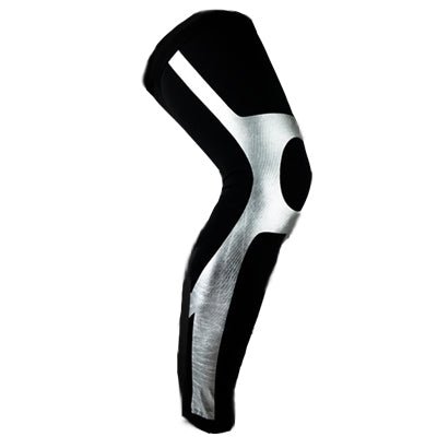 Unisex Compression Leg Warmers And Running Tights For Cycling Basketball Soccer Shinguard Knee Pad Lycra Polyester - Muliva